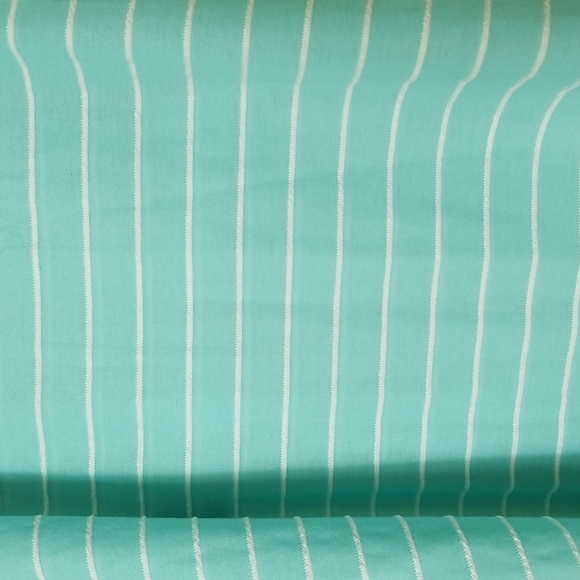 TARGET 28 x 72 light blue and white stripe stretch knit infinity scarf - Picture 2 of 5